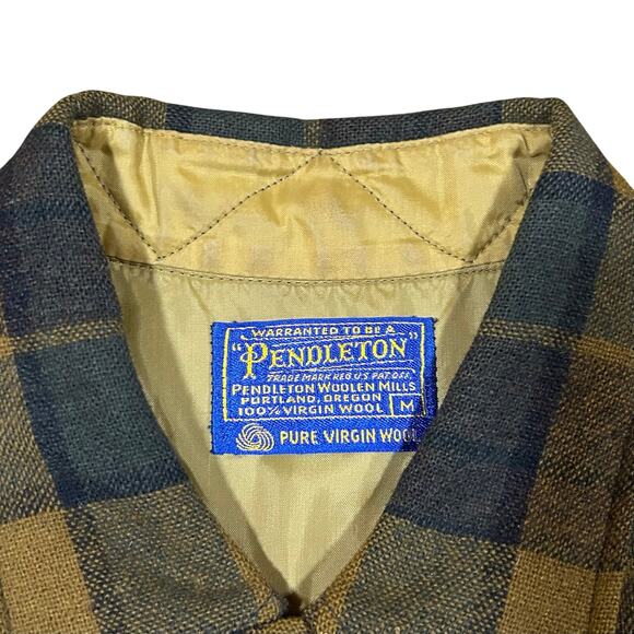 Vintage 70s/80s Pendleton 100% Virgin Wool Short Sleeve Shirt - Picture 3 of 3